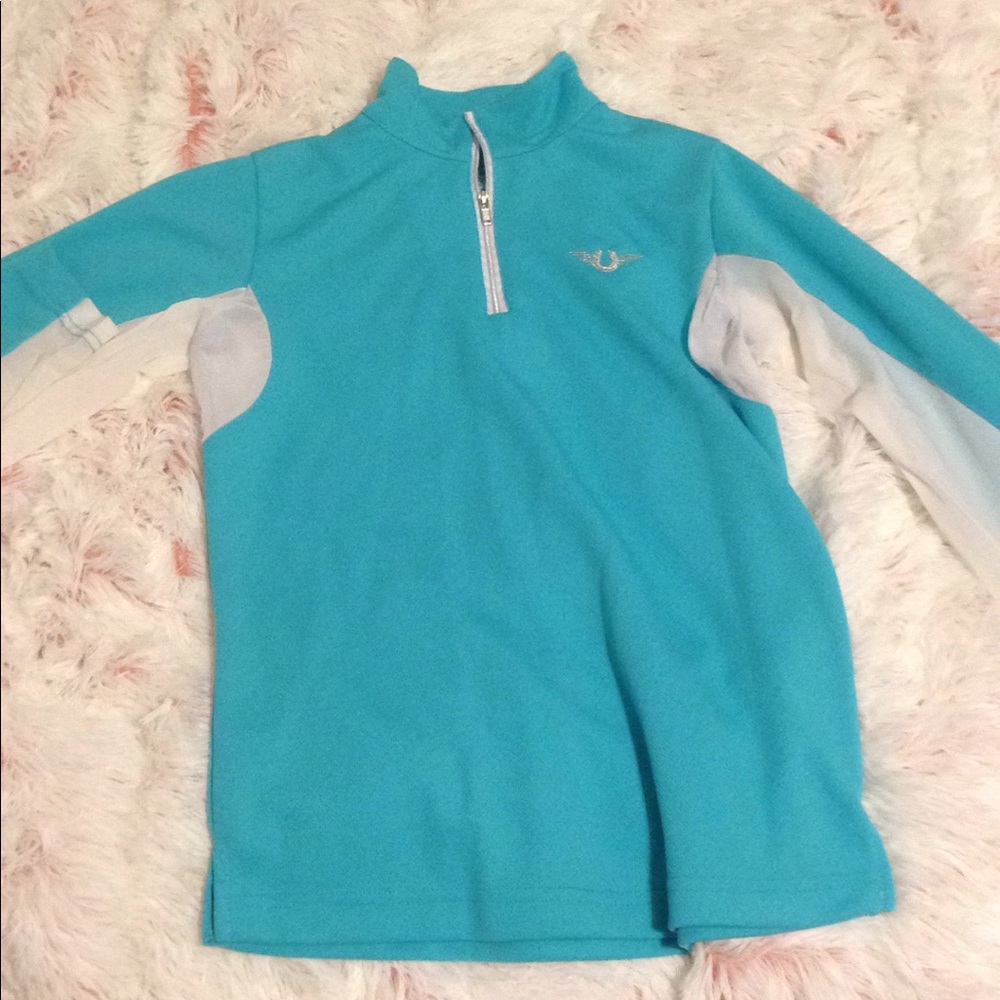 Gently used horse back riding shirt size Youth XL